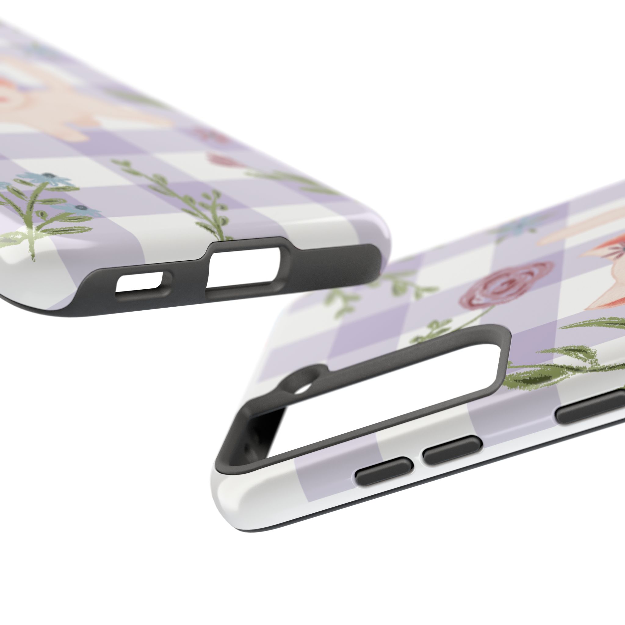 "Whiskers & Wildflowers" Phone Case - Image 96