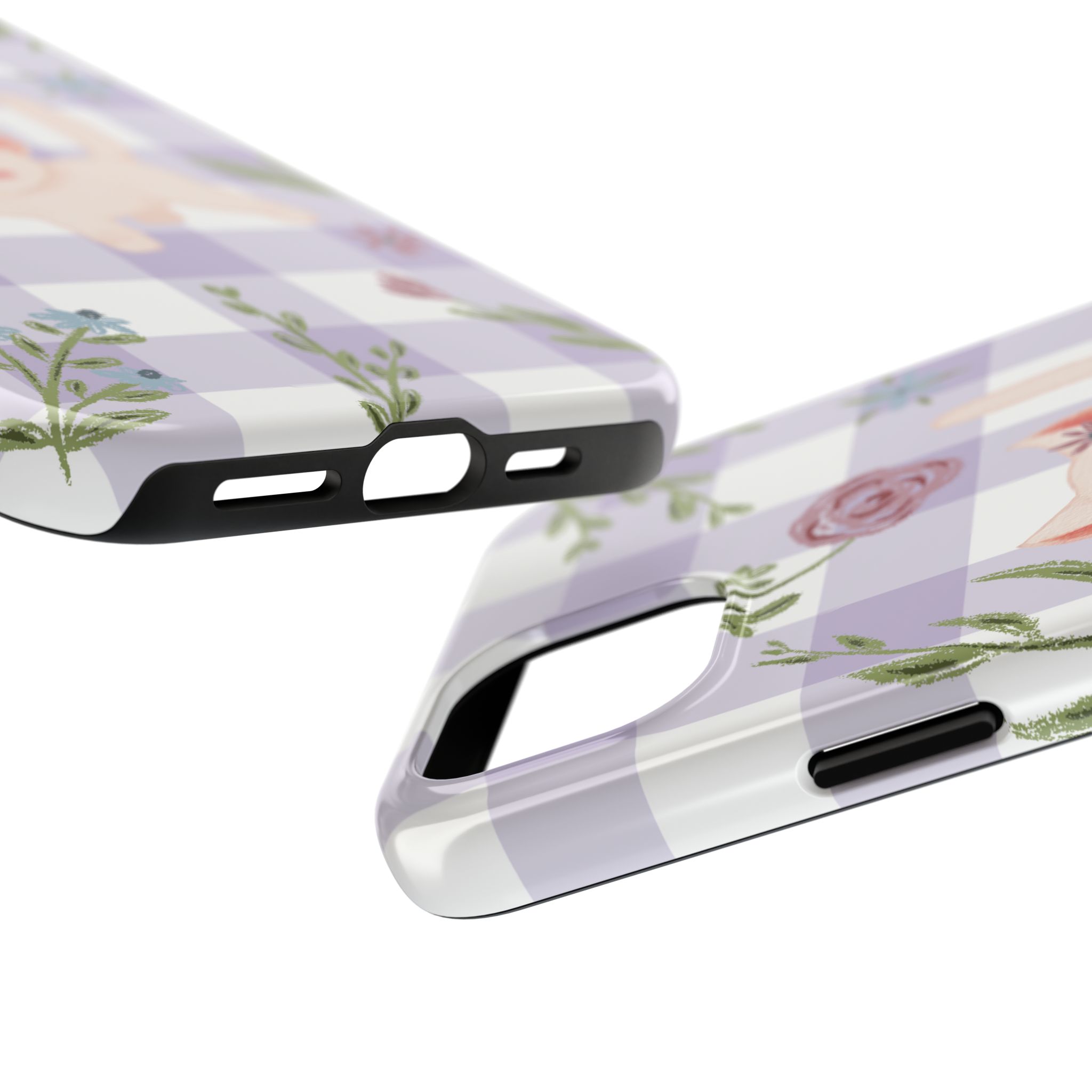"Whiskers & Wildflowers" Phone Case - Image 76