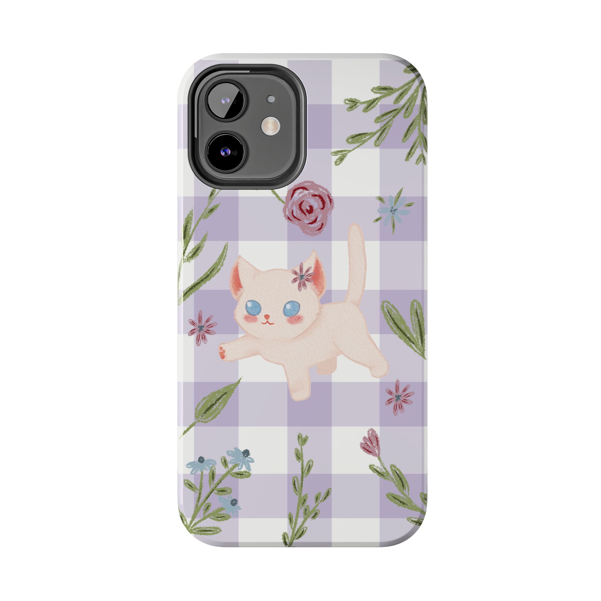"Whiskers & Wildflowers" Phone Case - Image 27