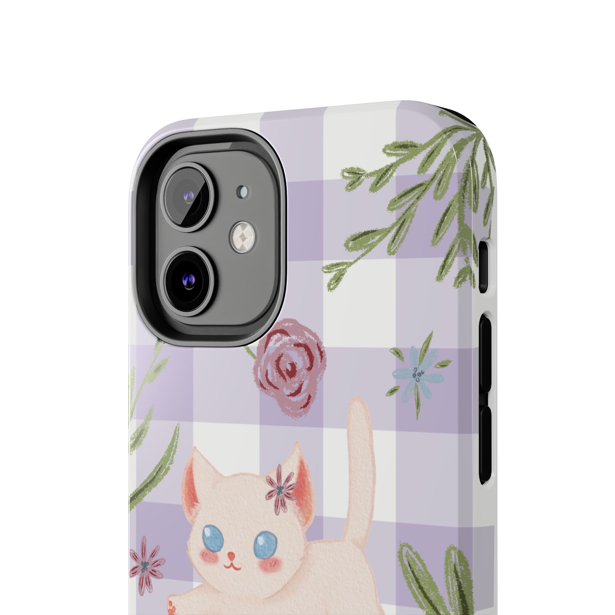"Whiskers & Wildflowers" Phone Case - Image 33