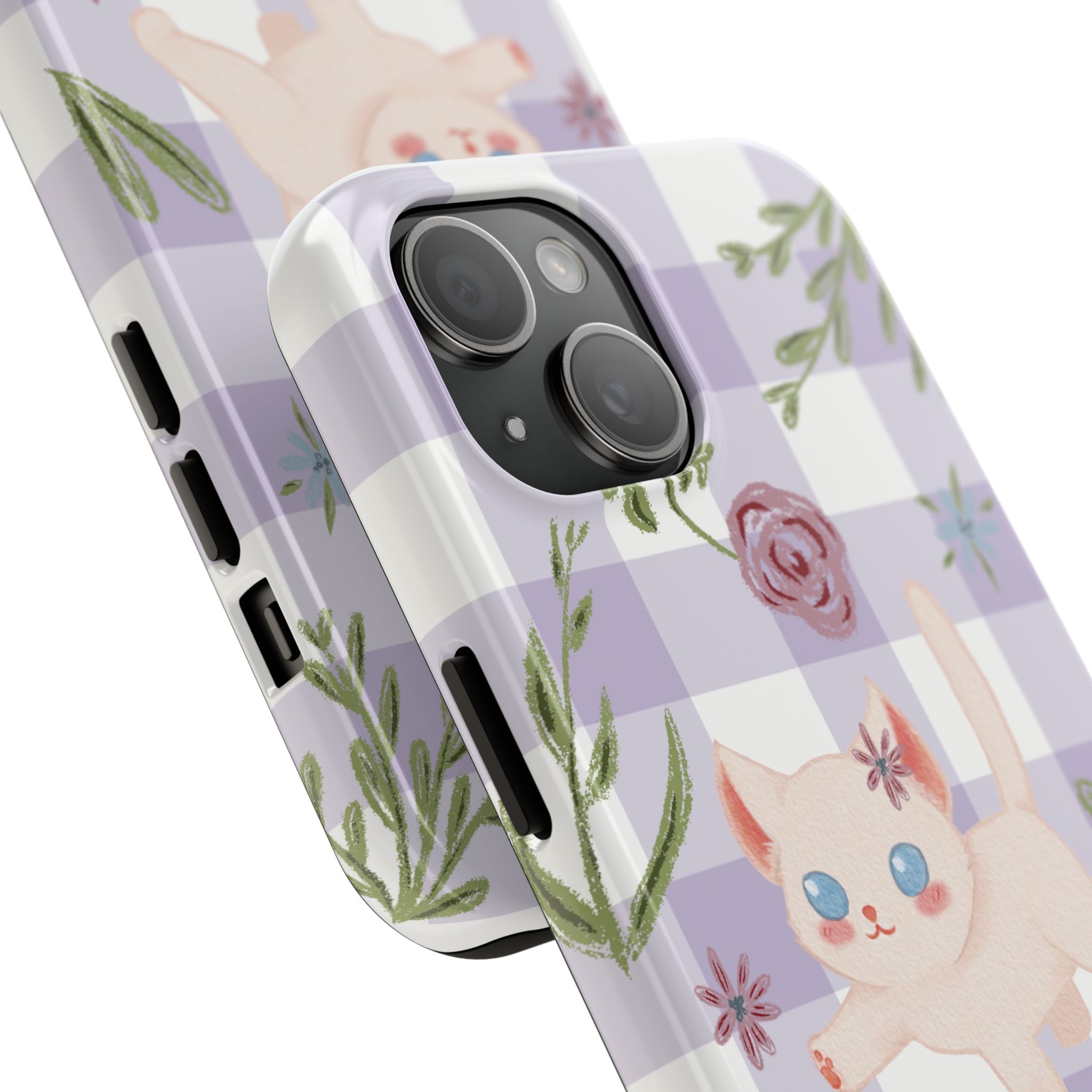 "Whiskers & Wildflowers" Phone Case - Image 67
