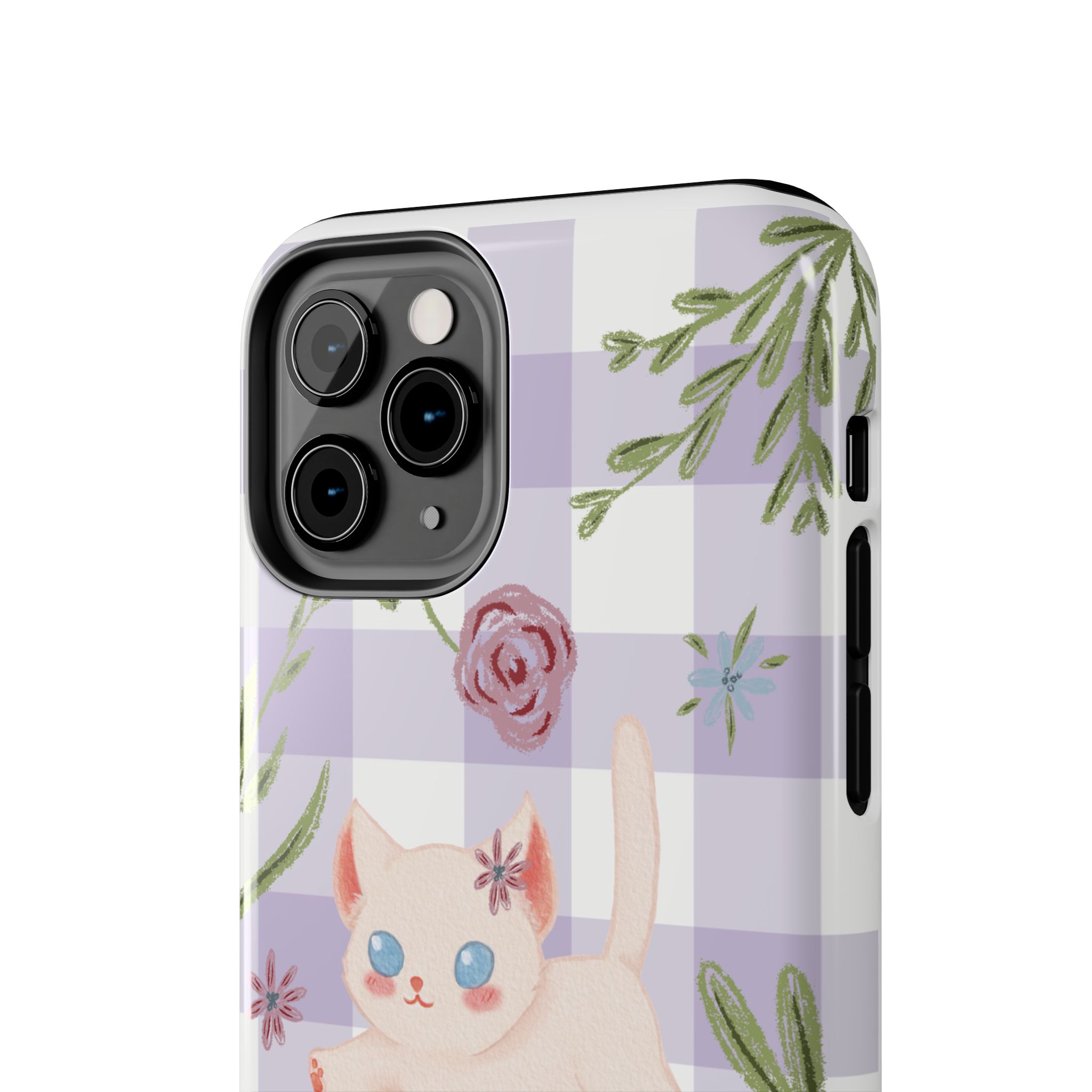 "Whiskers & Wildflowers" Phone Case - Image 21