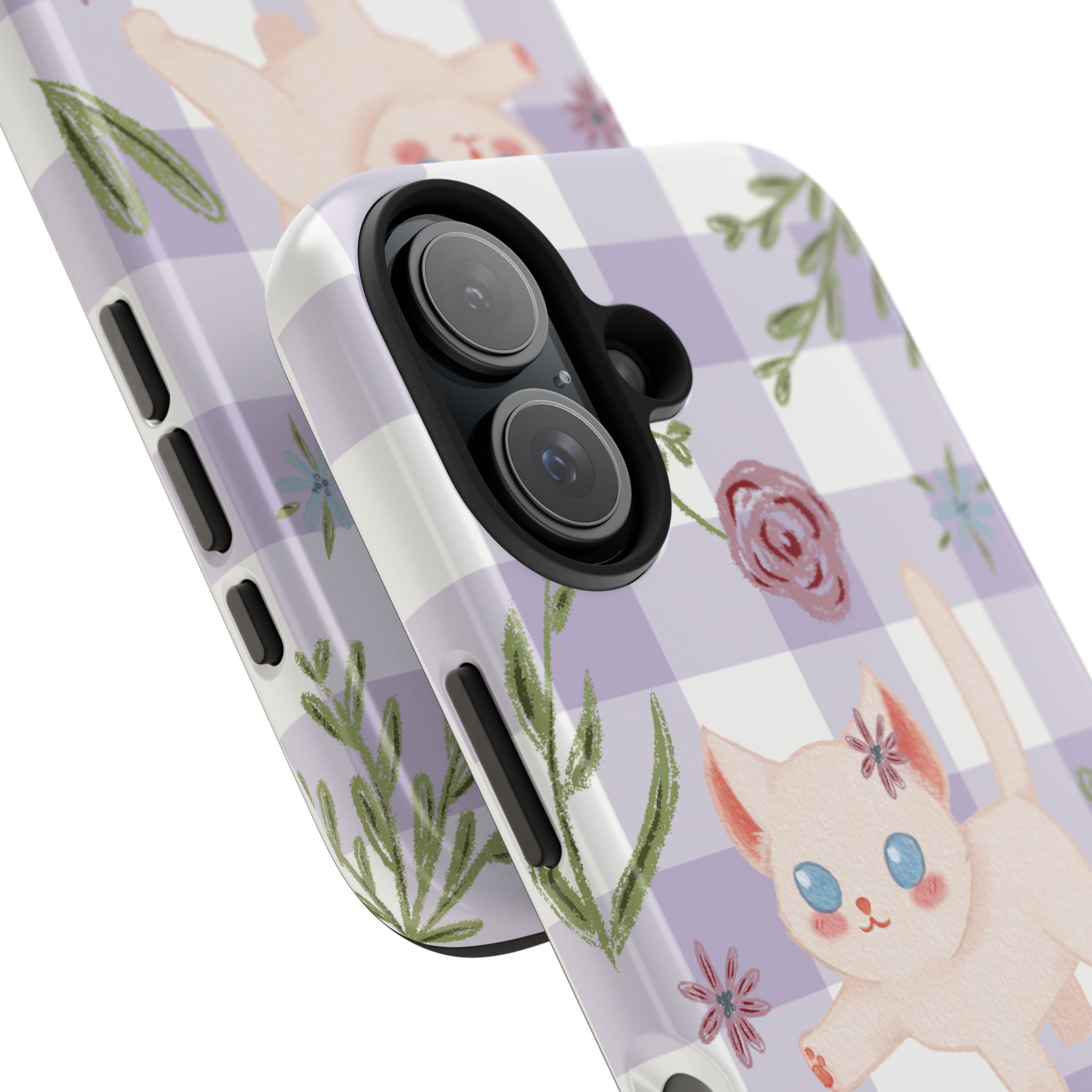 "Whiskers & Wildflowers" Phone Case - Image 102