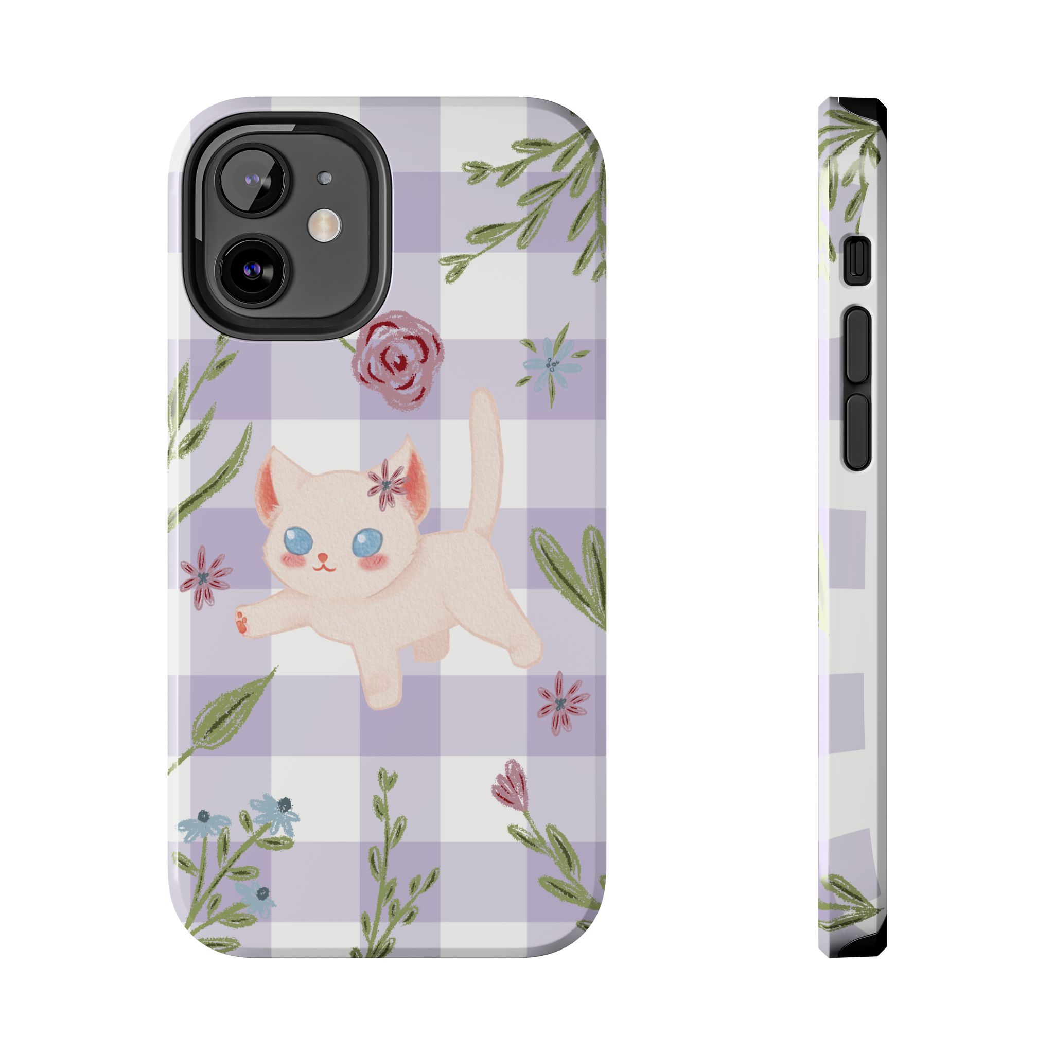 "Whiskers & Wildflowers" Phone Case - Image 30