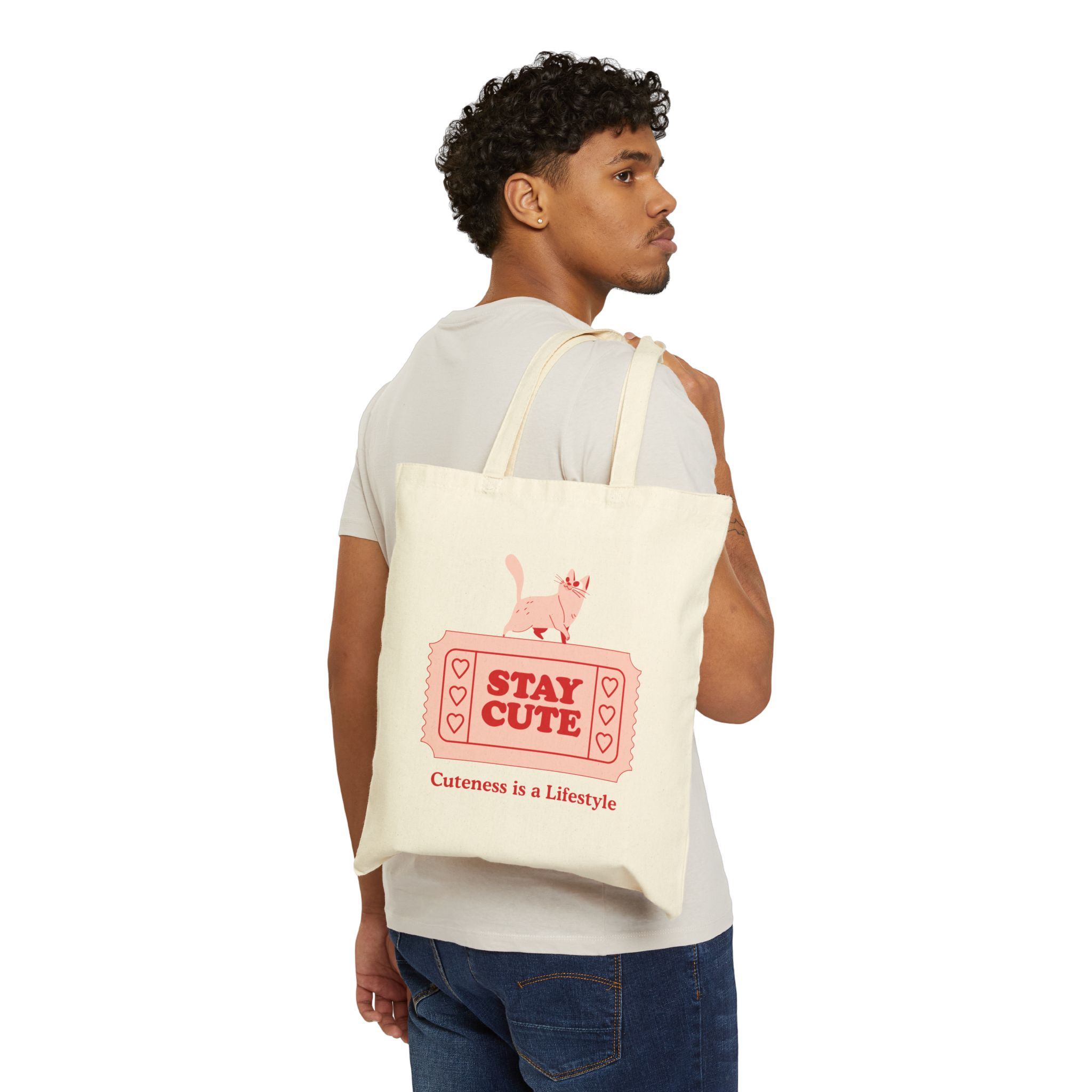 "Stay Cute" Tote - Image 3