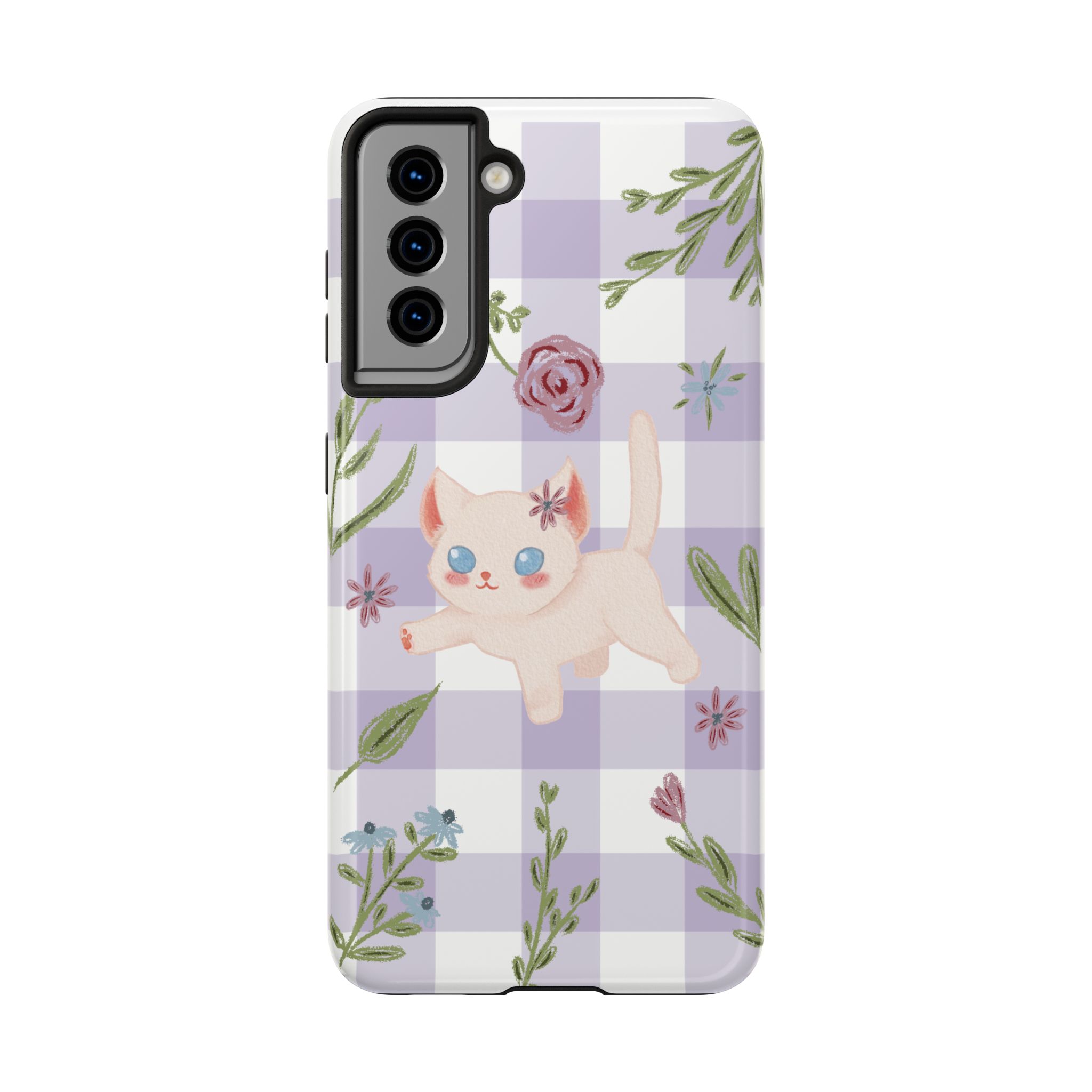 "Whiskers & Wildflowers" Phone Case - Image 94