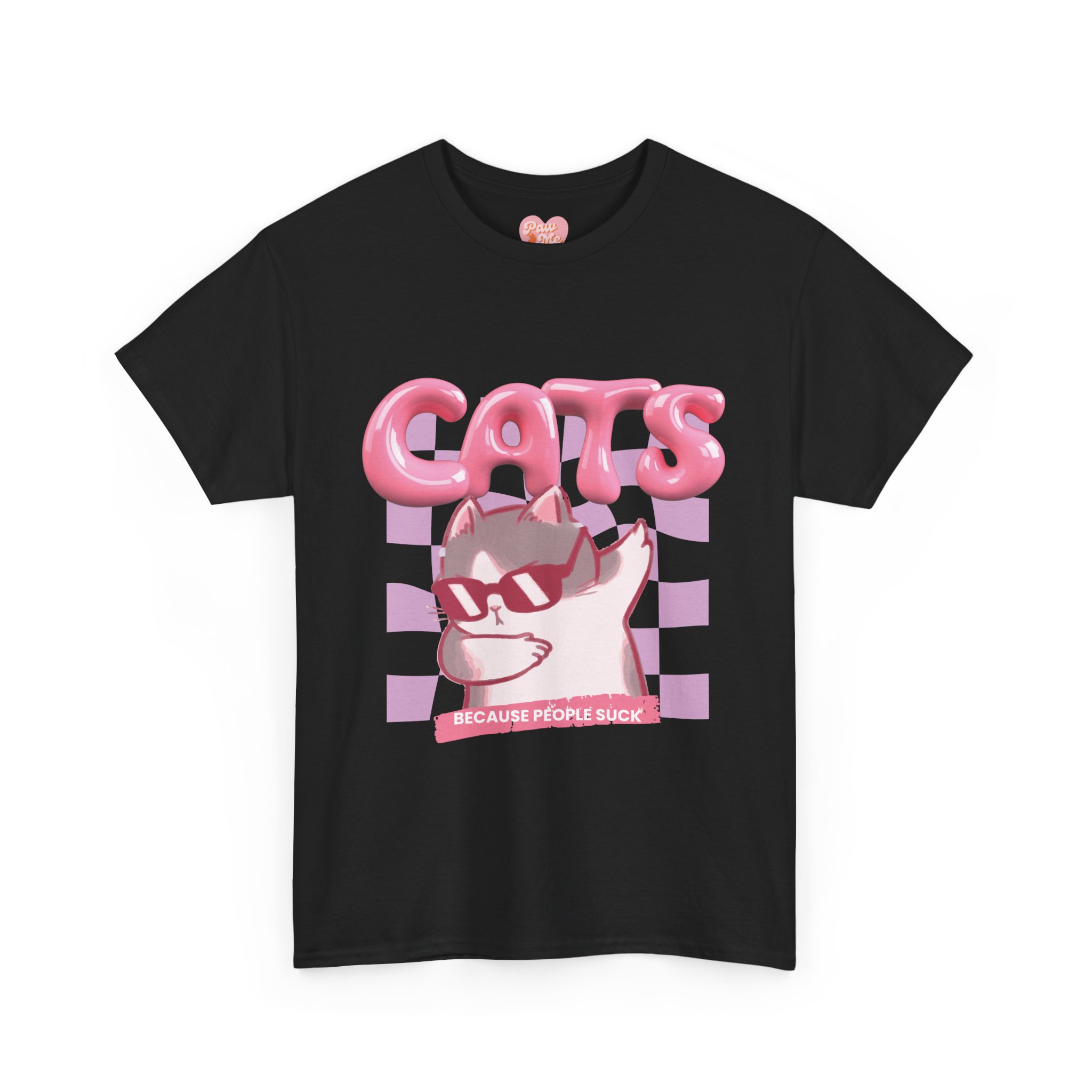 "Cats, Because People Suck" Tee