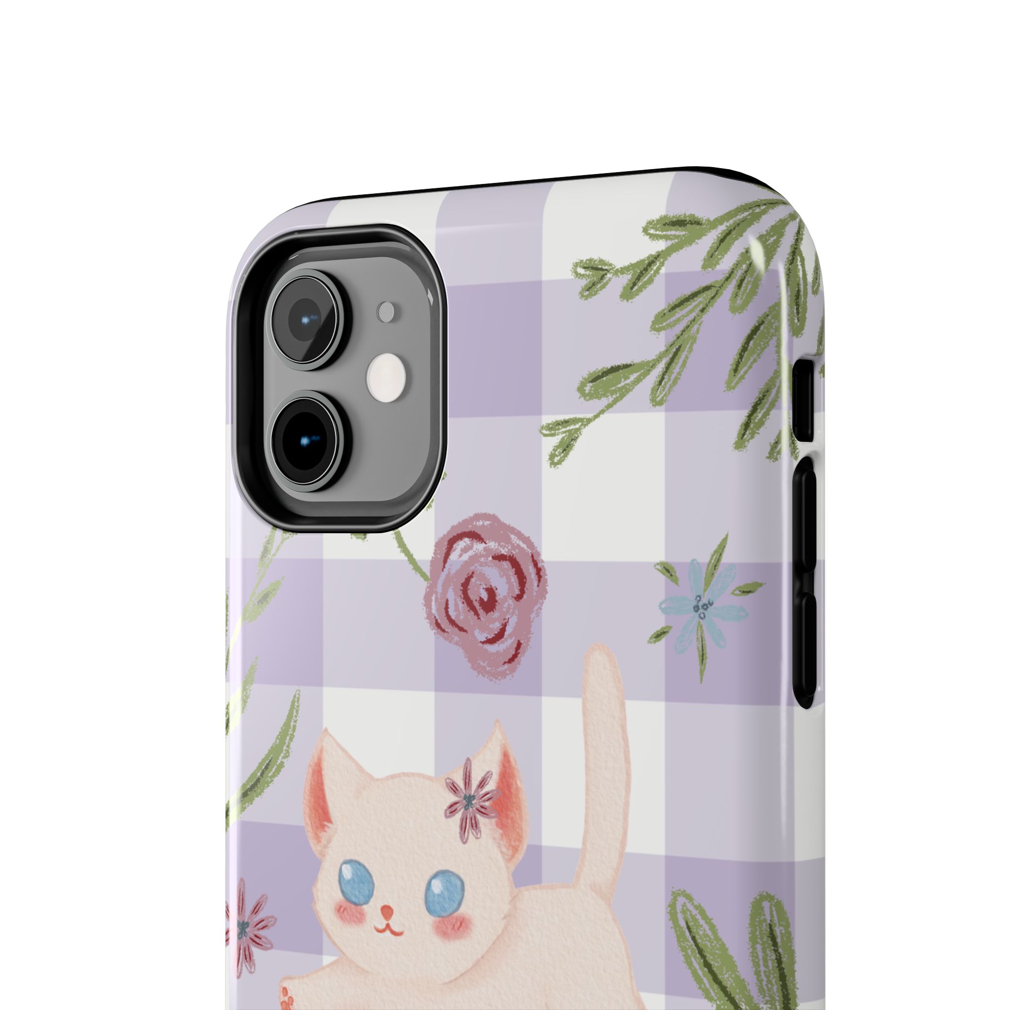 "Whiskers & Wildflowers" Phone Case - Image 17