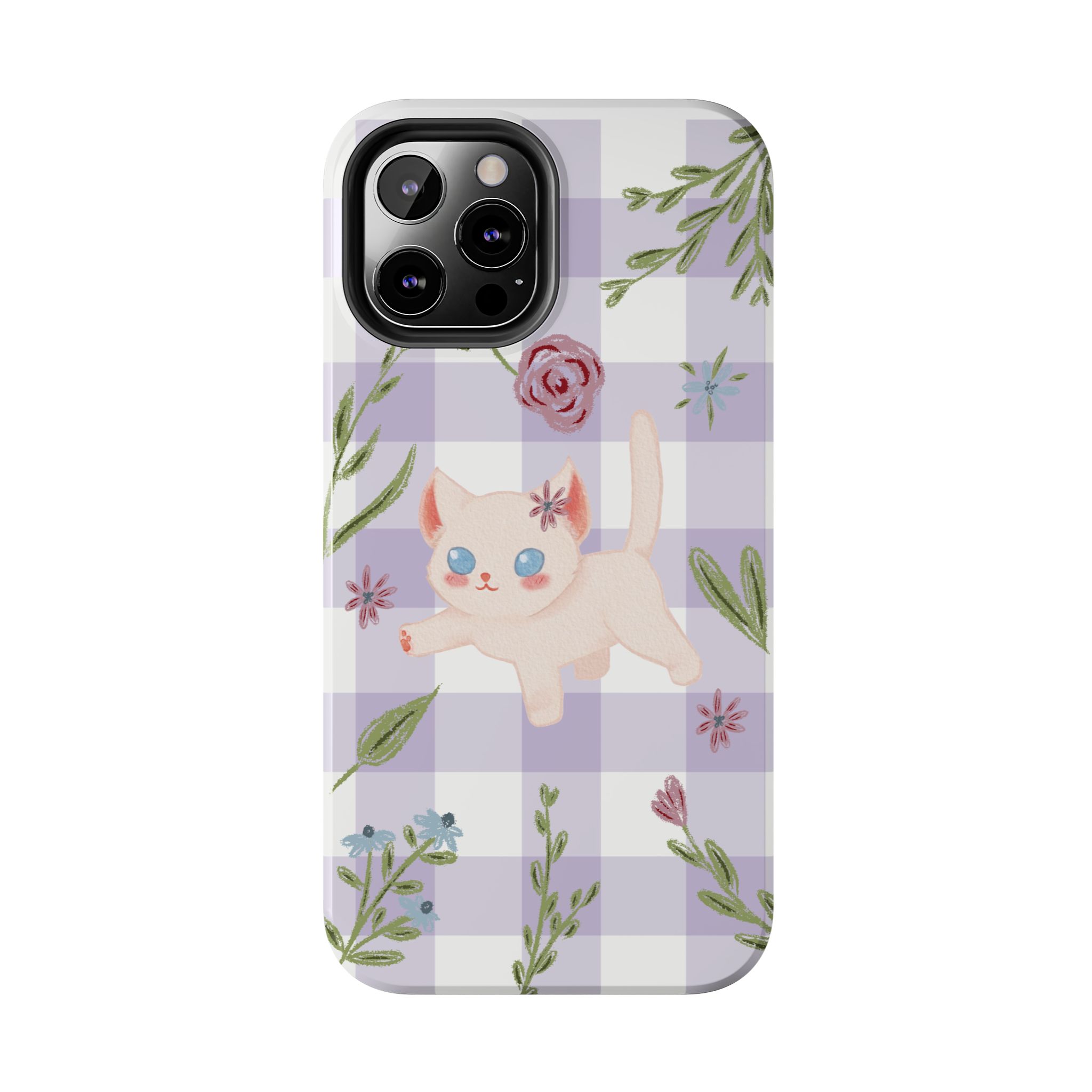 "Whiskers & Wildflowers" Phone Case - Image 39