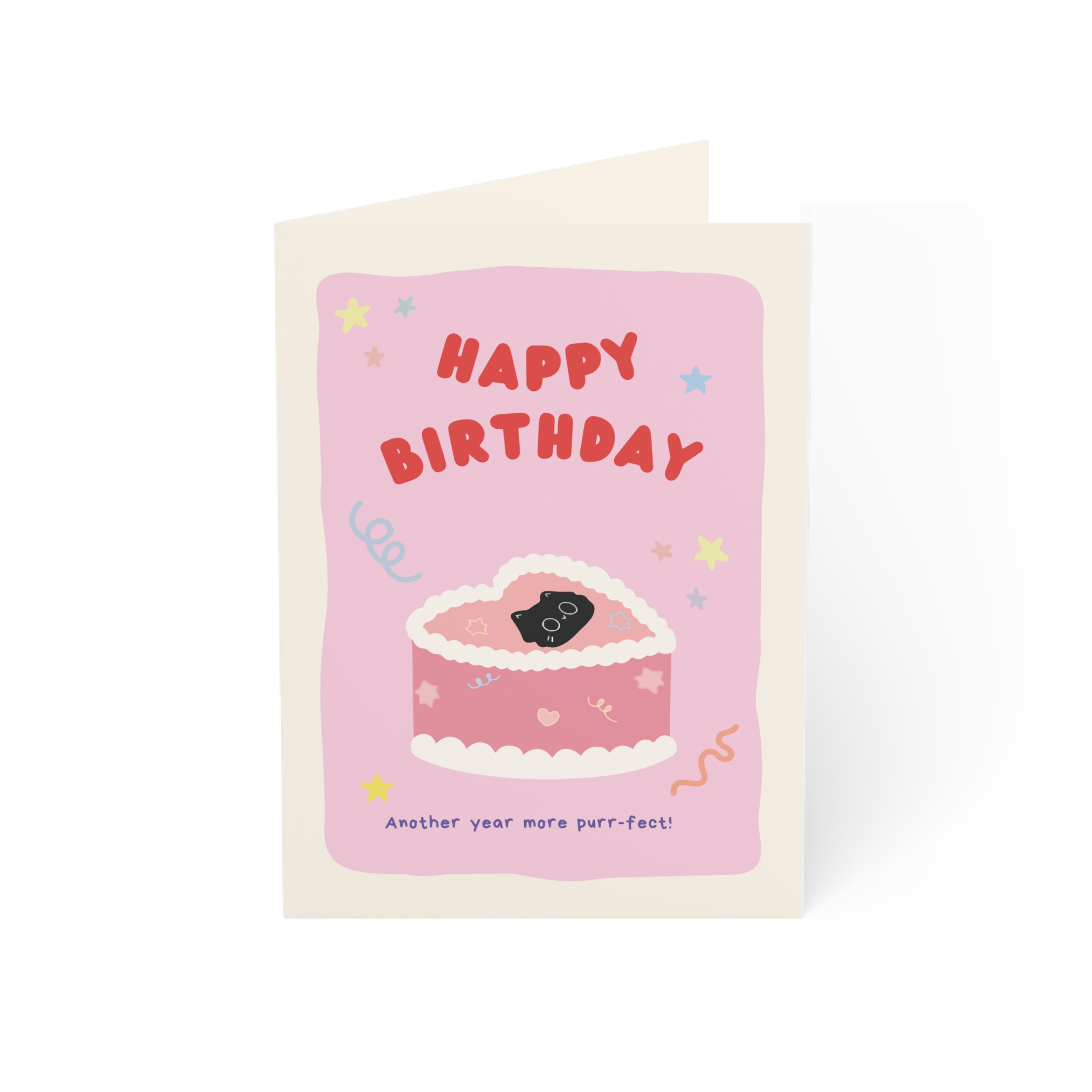 "Another Year More Purrfect" Birthday Card - Image 9