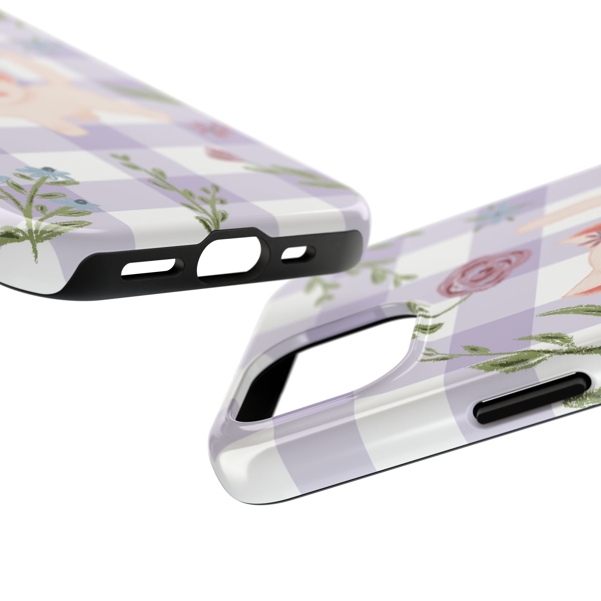 "Whiskers & Wildflowers" Phone Case - Image 68