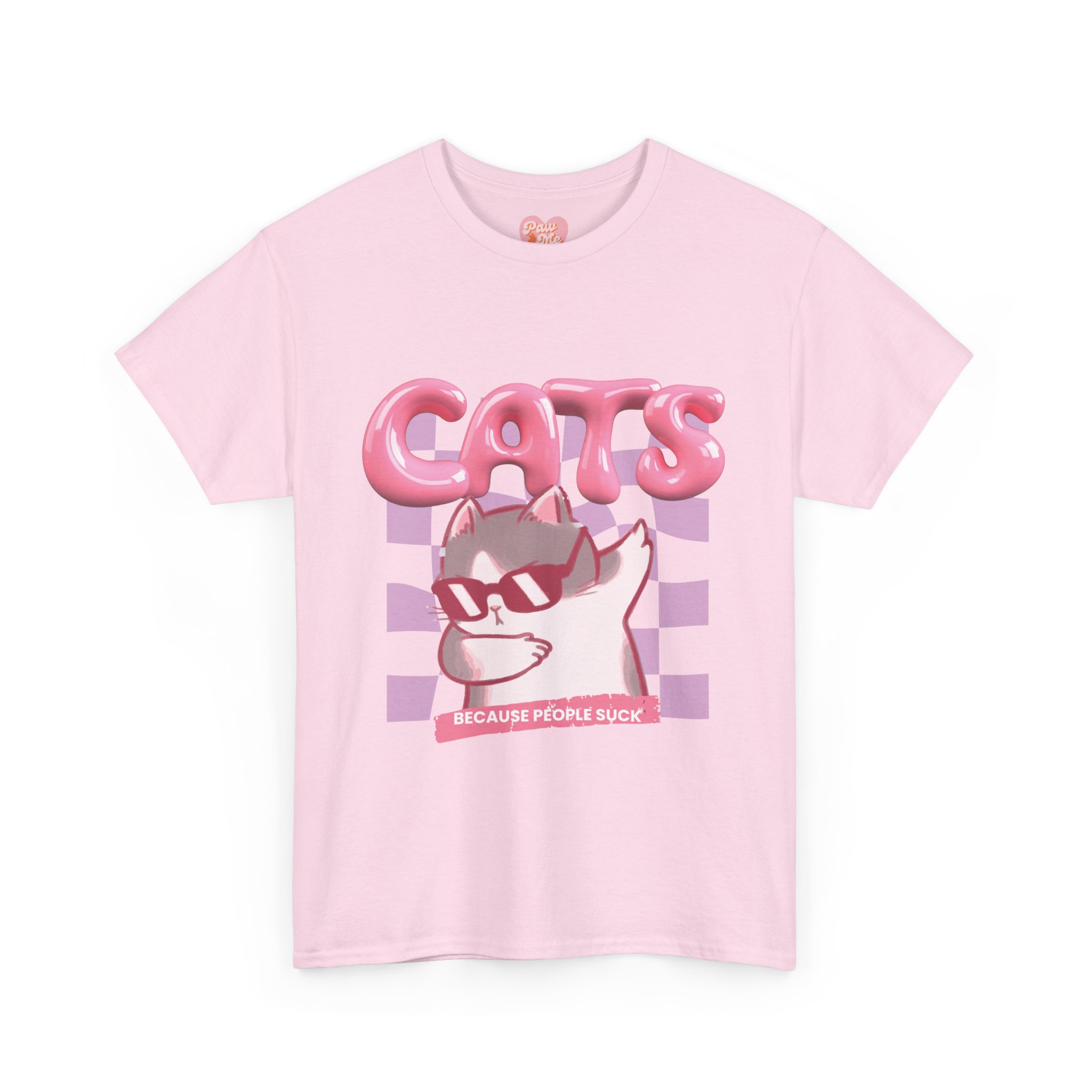 "Cats, Because People Suck" Tee - Image 10
