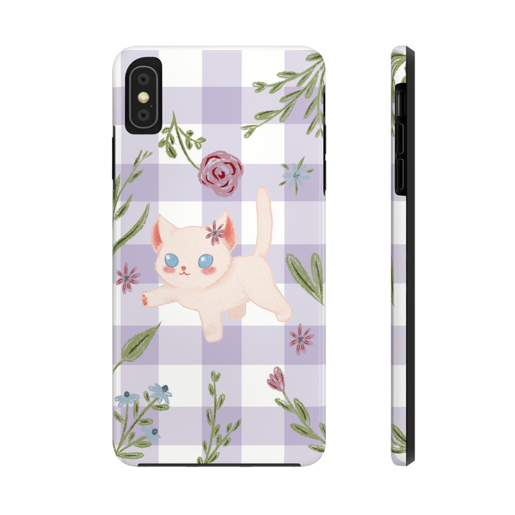 "Whiskers & Wildflowers" Phone Case - Image 12
