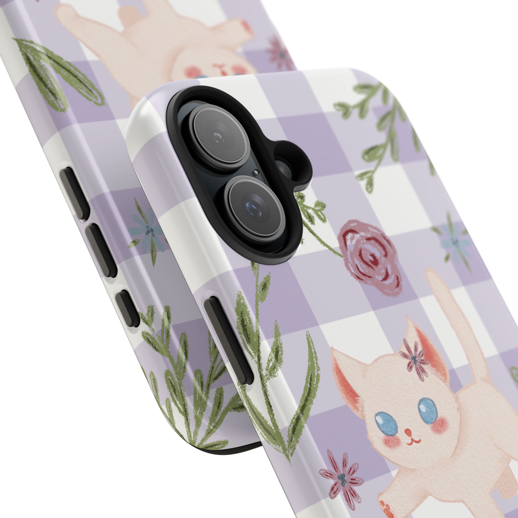 "Whiskers & Wildflowers" Phone Case - Image 105