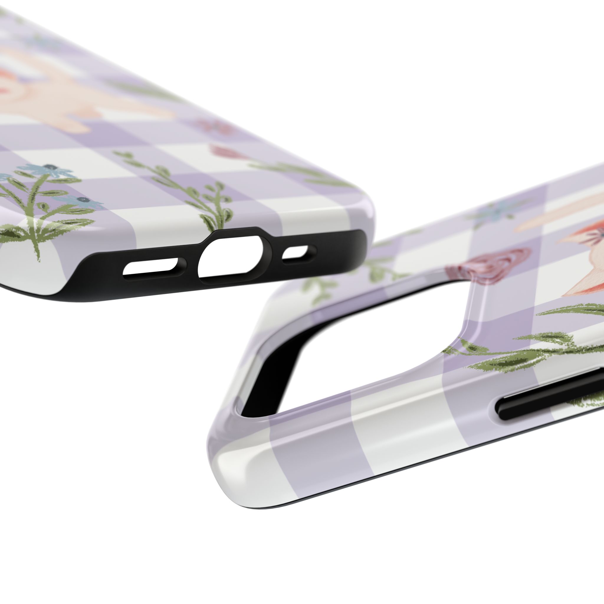"Whiskers & Wildflowers" Phone Case - Image 72