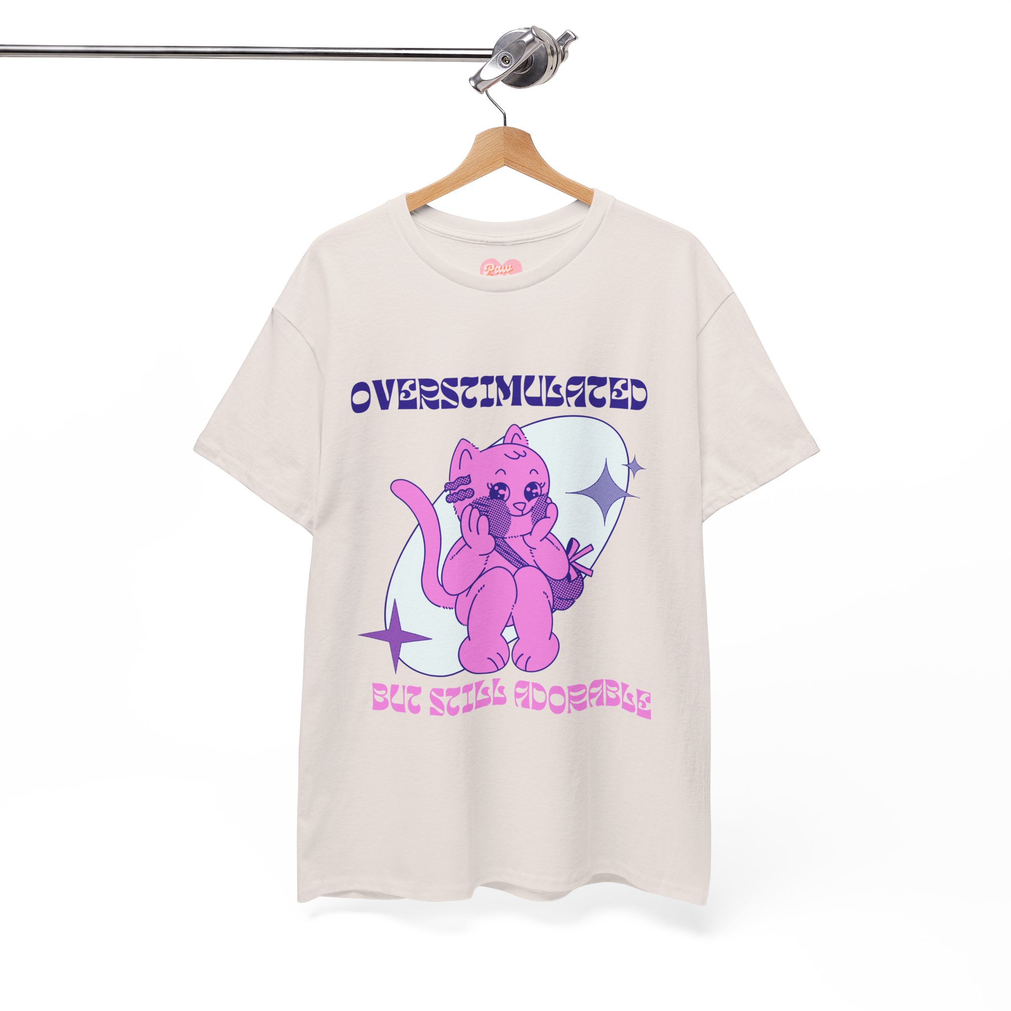 “Overstimulated but still adorable” Tee - Image 3