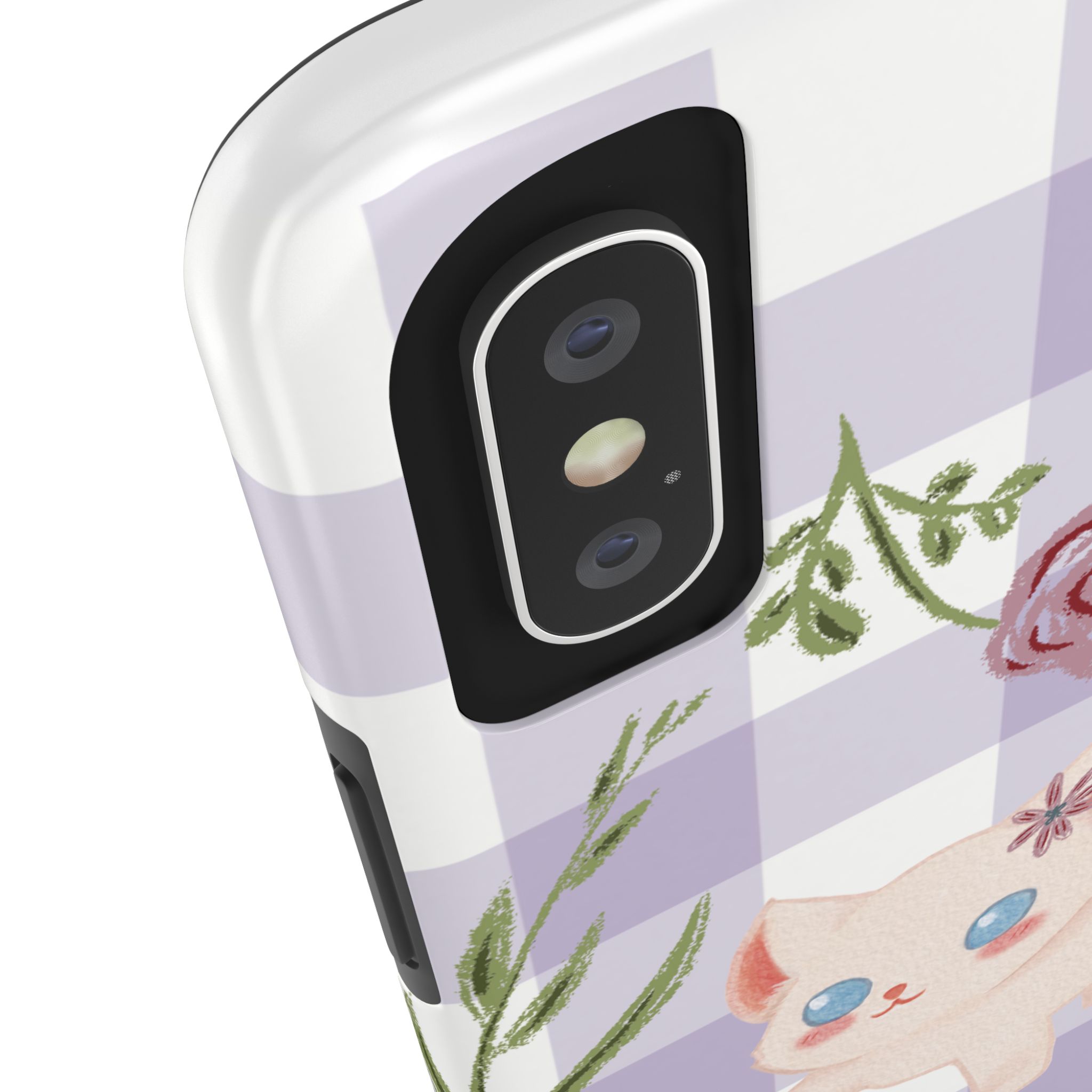"Whiskers & Wildflowers" Phone Case - Image 7