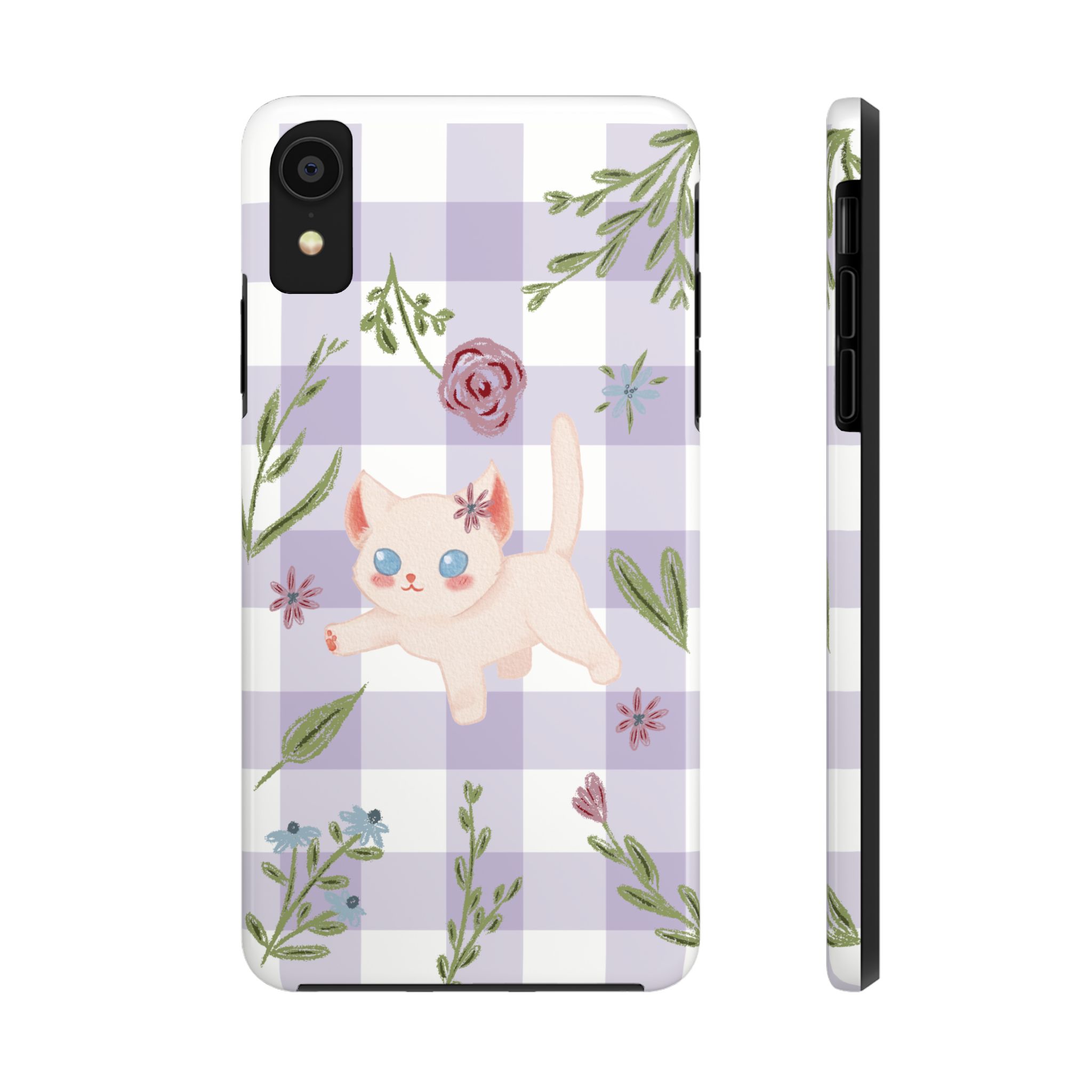 "Whiskers & Wildflowers" Phone Case - Image 8