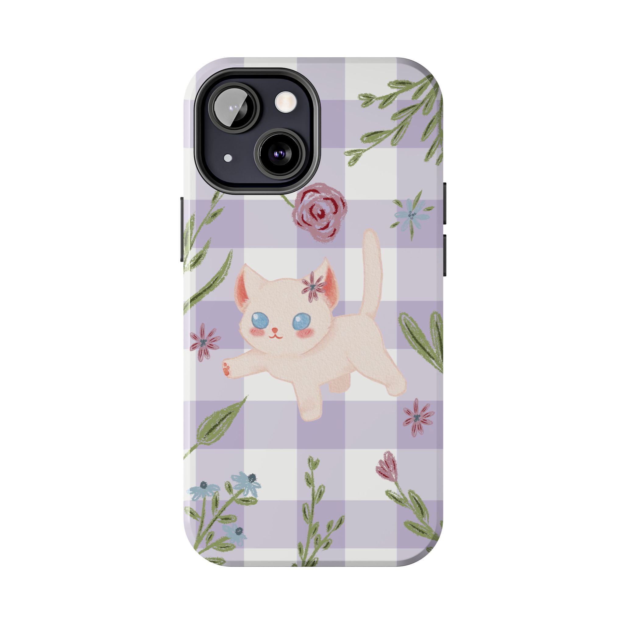 "Whiskers & Wildflowers" Phone Case - Image 47