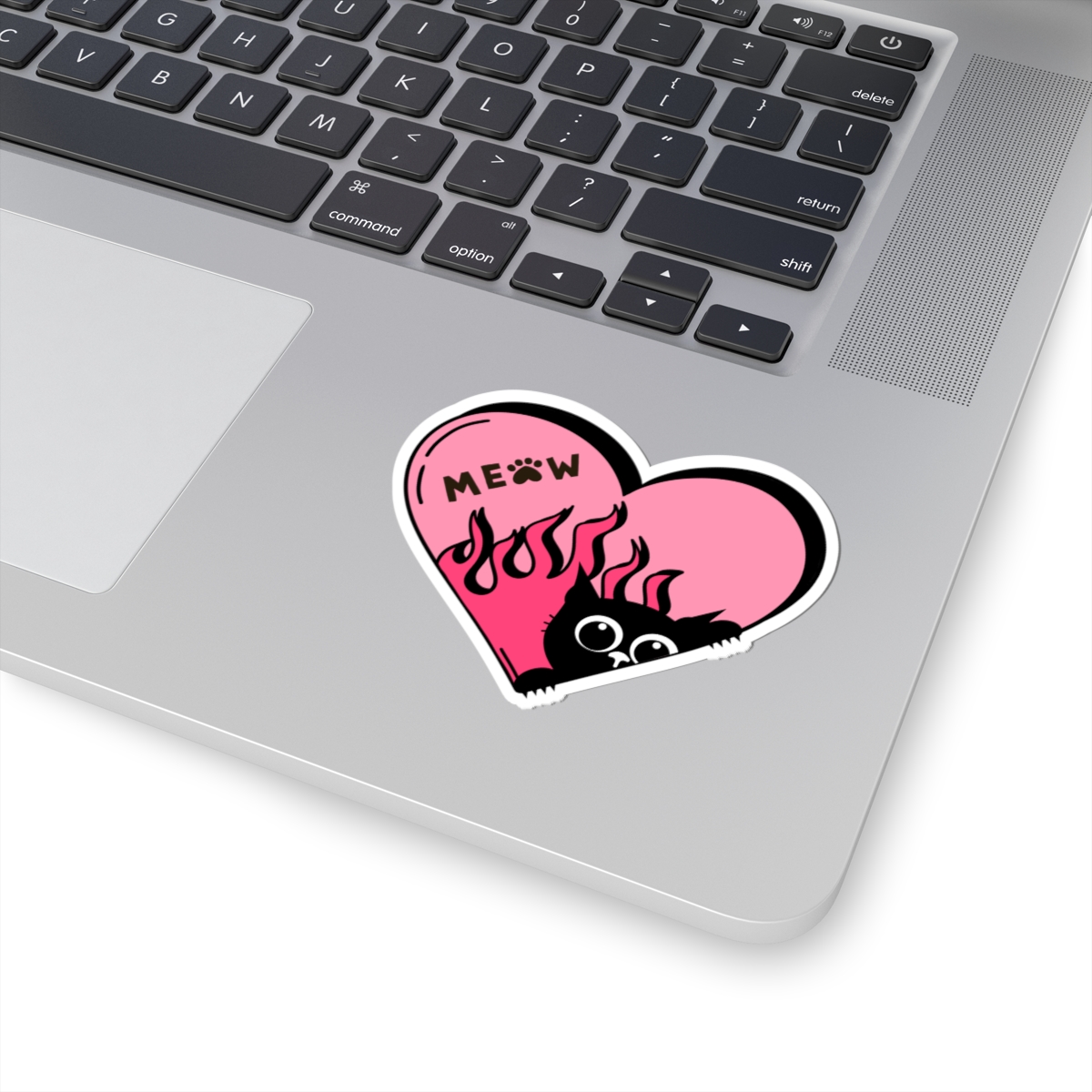 "Heart on Fire" Sticker - Image 2
